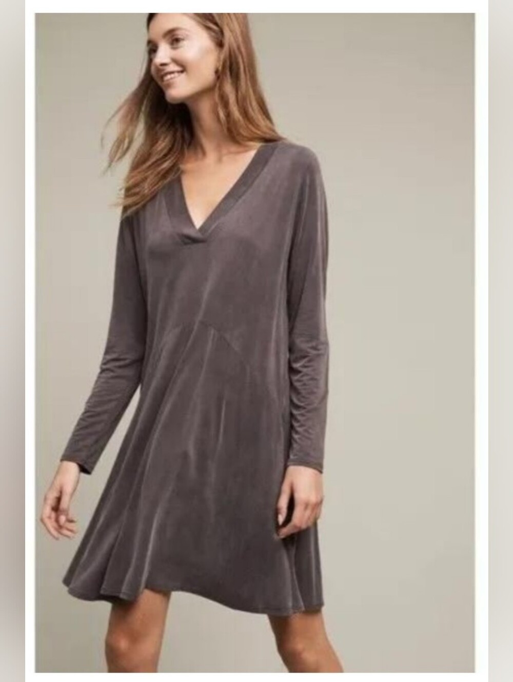Anthropologie DOLAN Left Coast Collection Toute V-Neck Lounge Bohemian Dress S